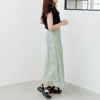 【SALE／26SS】ビジューバックルダブルベルトサンダル/564206