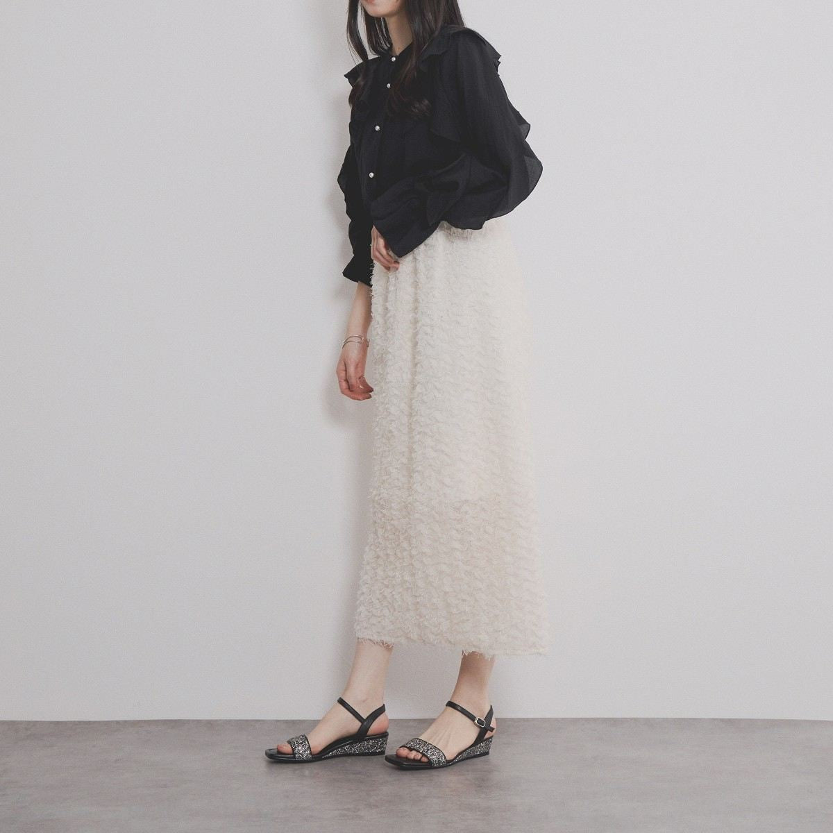 【SALE】ストラップグリッターサンダル/554208