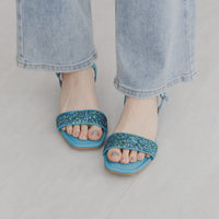 【SALE】ストラップグリッターサンダル/554208