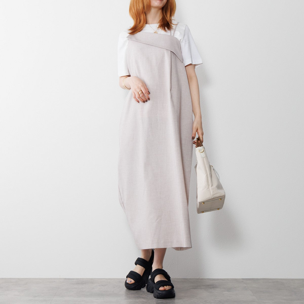 【SALE】ダブルベルトパデットサンダル/554216