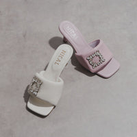 【SALE】ビジューパティングミュール/554218
