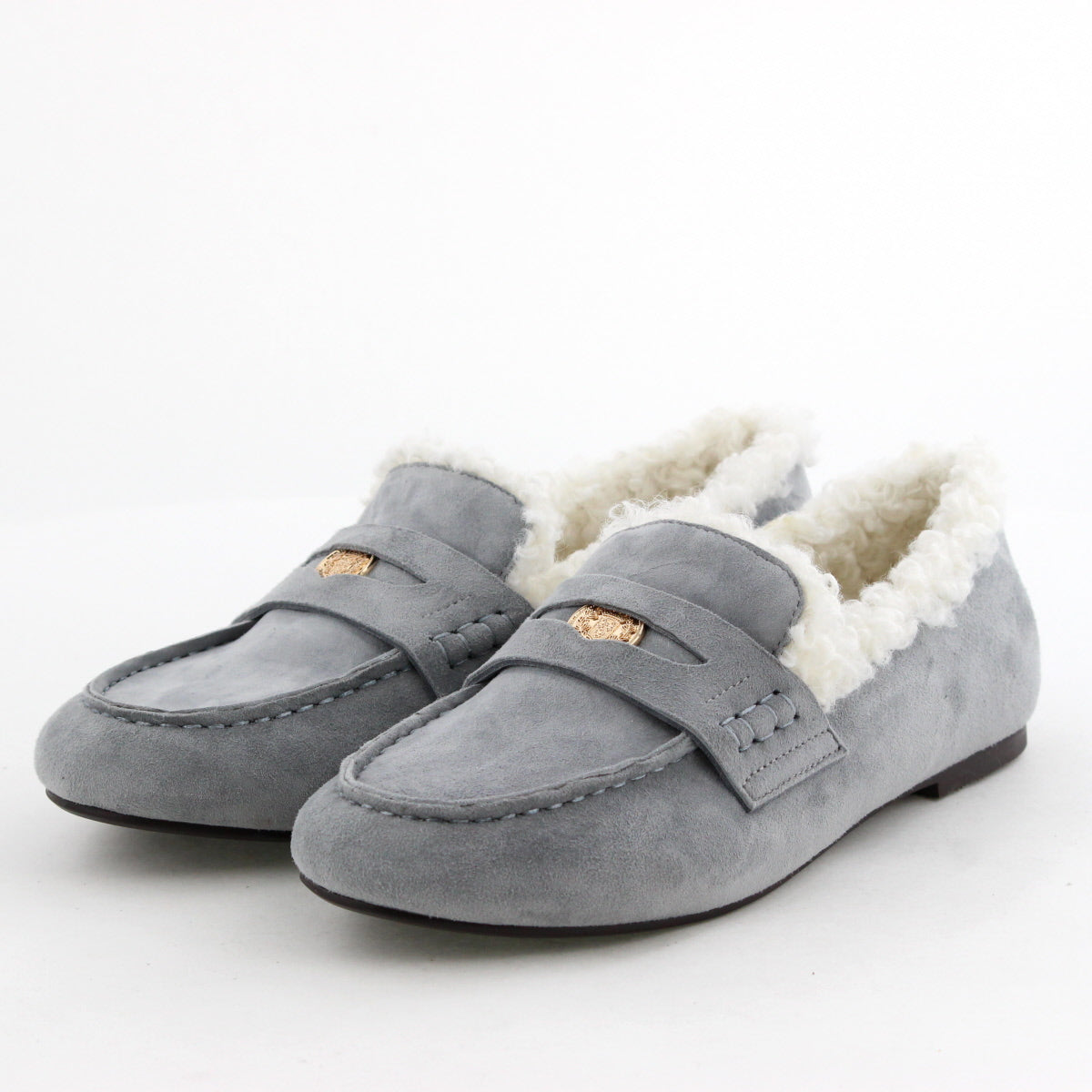 【25AW】カーリーファーコインローファー/554302