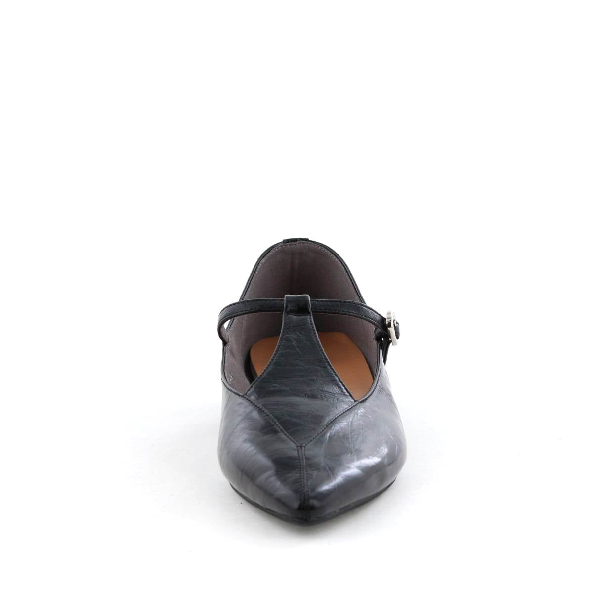 【25AW】ダイヤTストラップフラットパンプス/554305