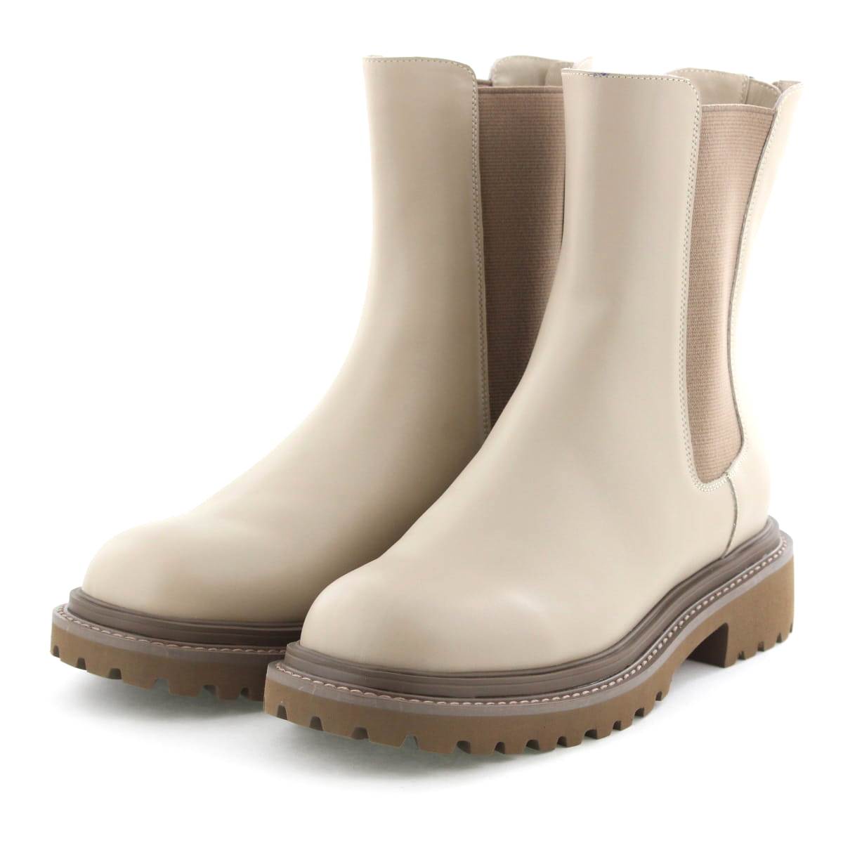 SALE】サイドゴアボリュームソールブーツ/554402