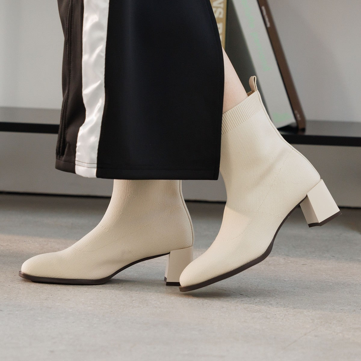 【25AW】ニットブーツ/554408