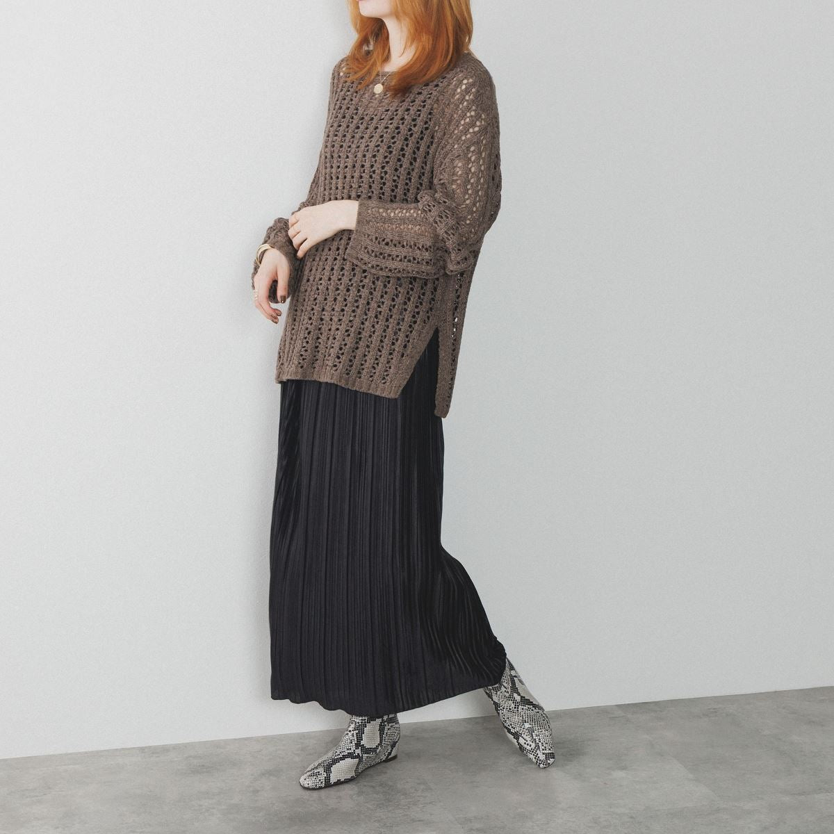 【25AW】インヒールショートブーツ/554416