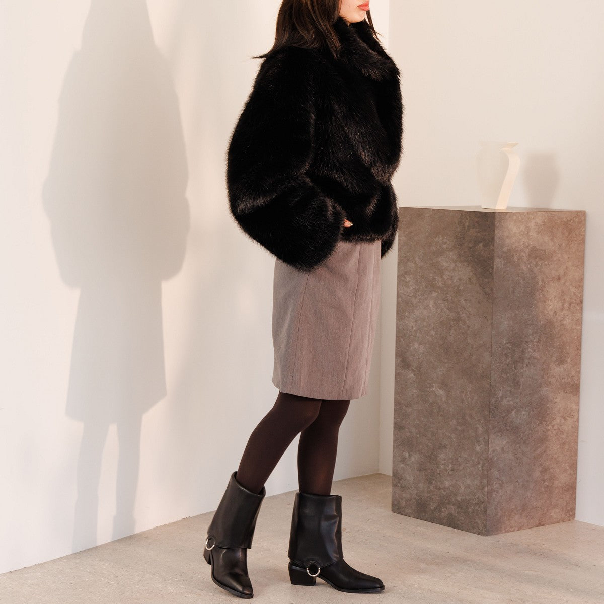 《予約/11月中旬入荷予定》2WAYリング付きロングブーツ/554420