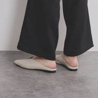 【SALE】スリットスクエアトゥミュール/554501