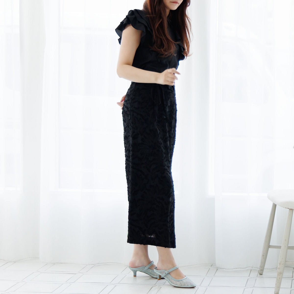 【26SS】ベルトデザインシアーミュール/564105