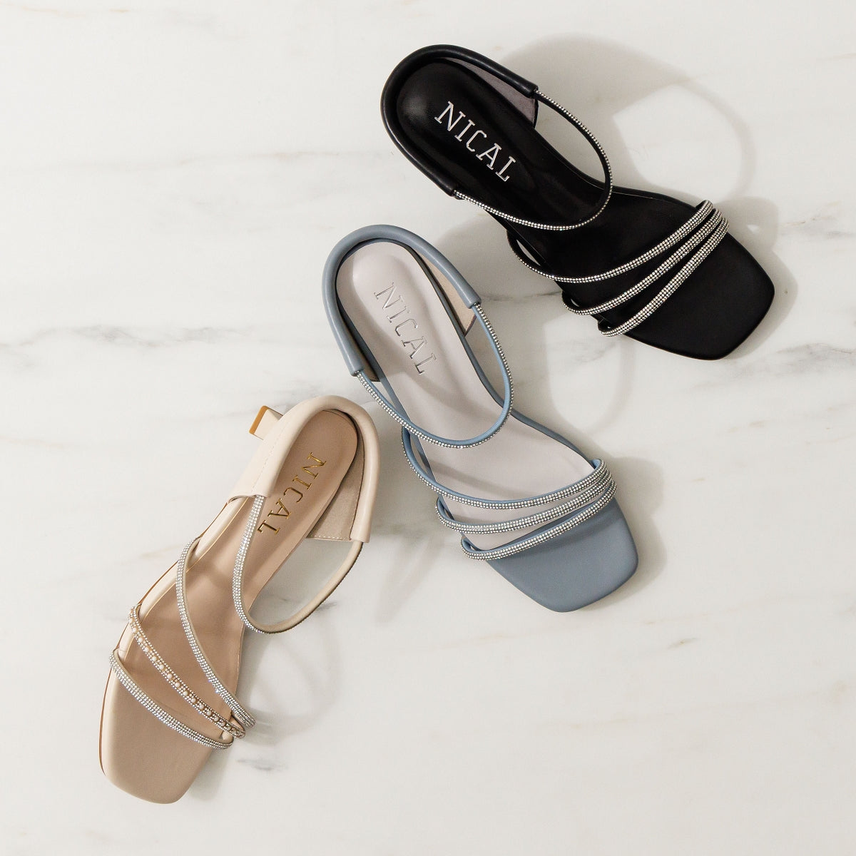 《予約/5月上旬入荷予定》ナローストラップミュール/564202