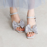 【SALE】【26SS】2WAYリボンクリアヒールサンダル/564209