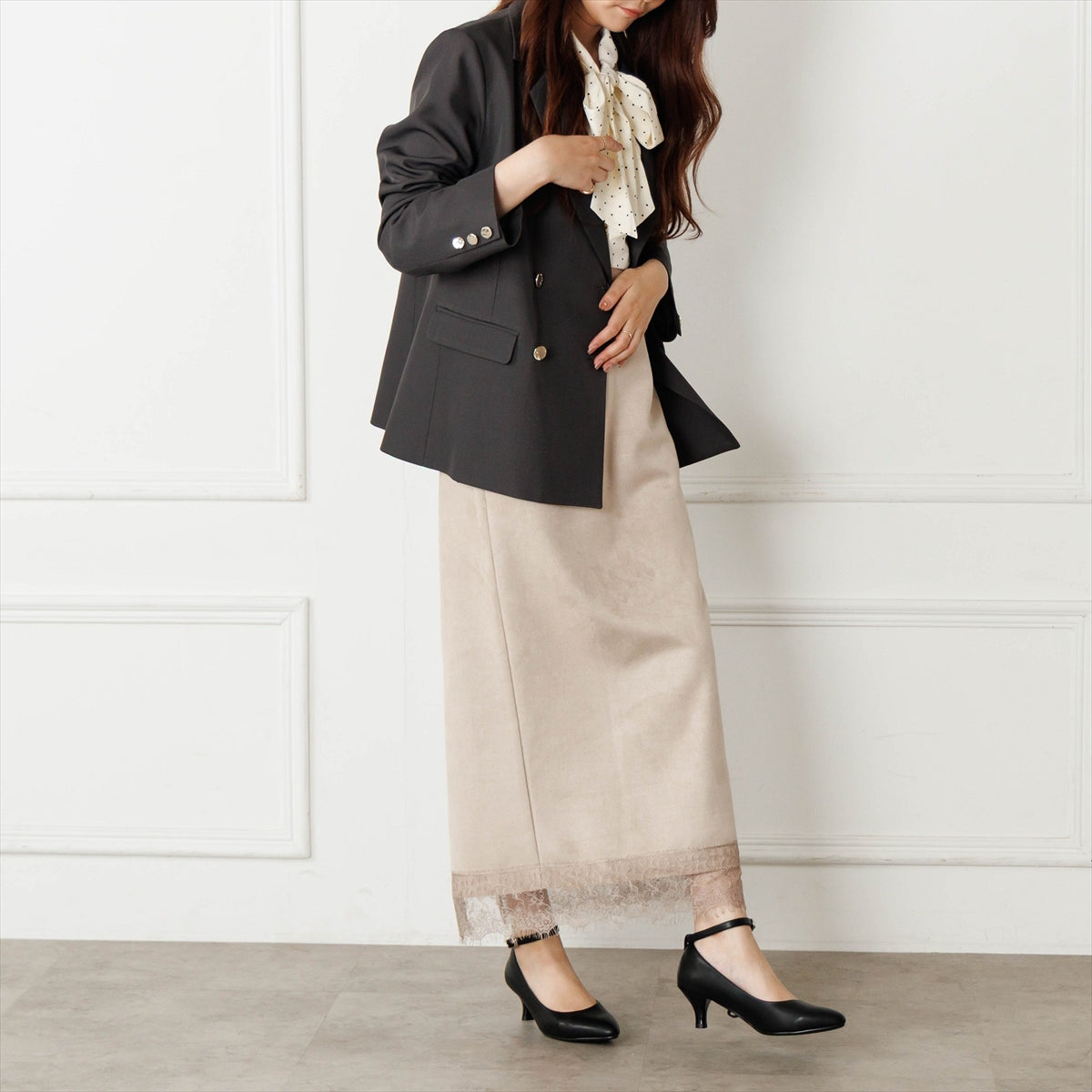 【26AW】ビジューストラップ 3WAYパンプス/564301