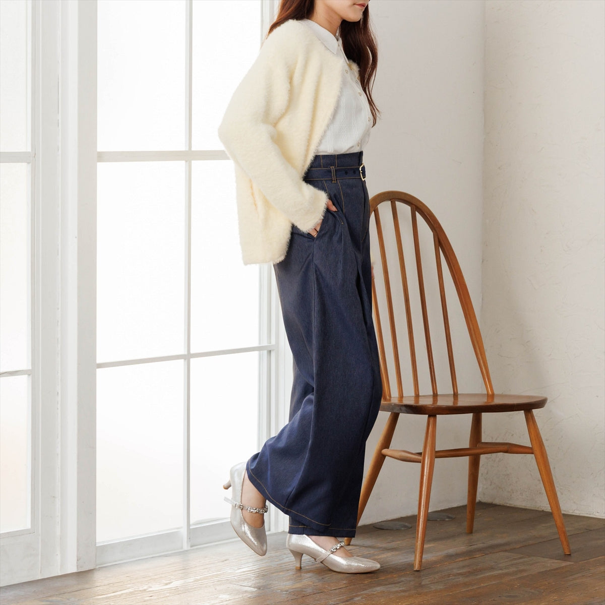 【26AW】ビジューストラップ 3WAYパンプス/564301