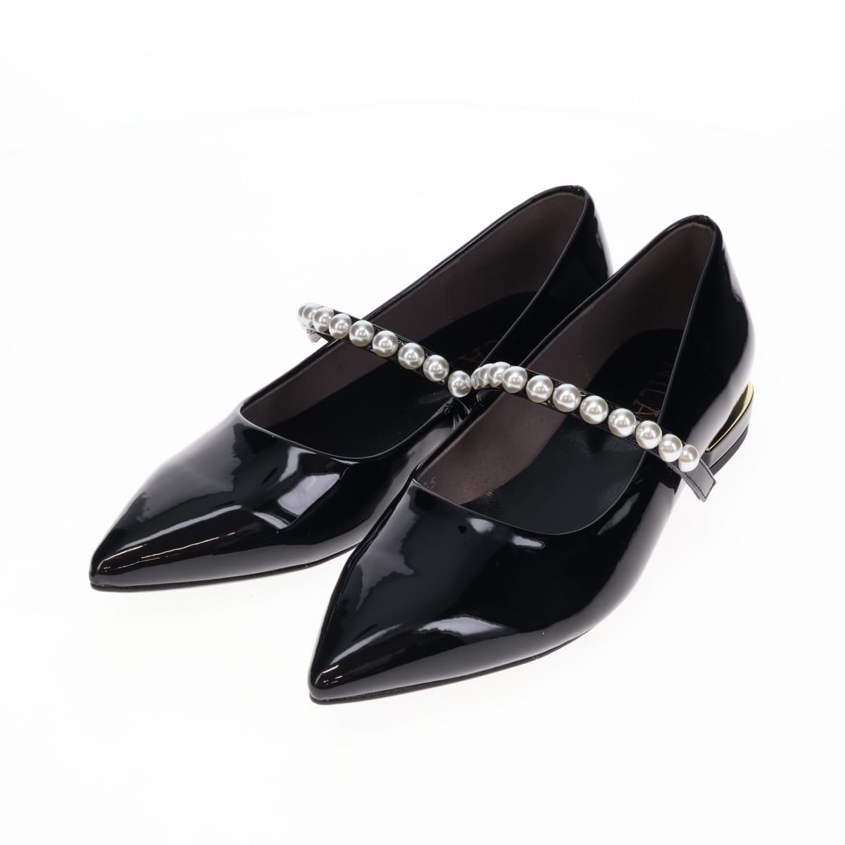 《予約／9月中旬入荷予定》【26AW】パールストラップパンプス/564304