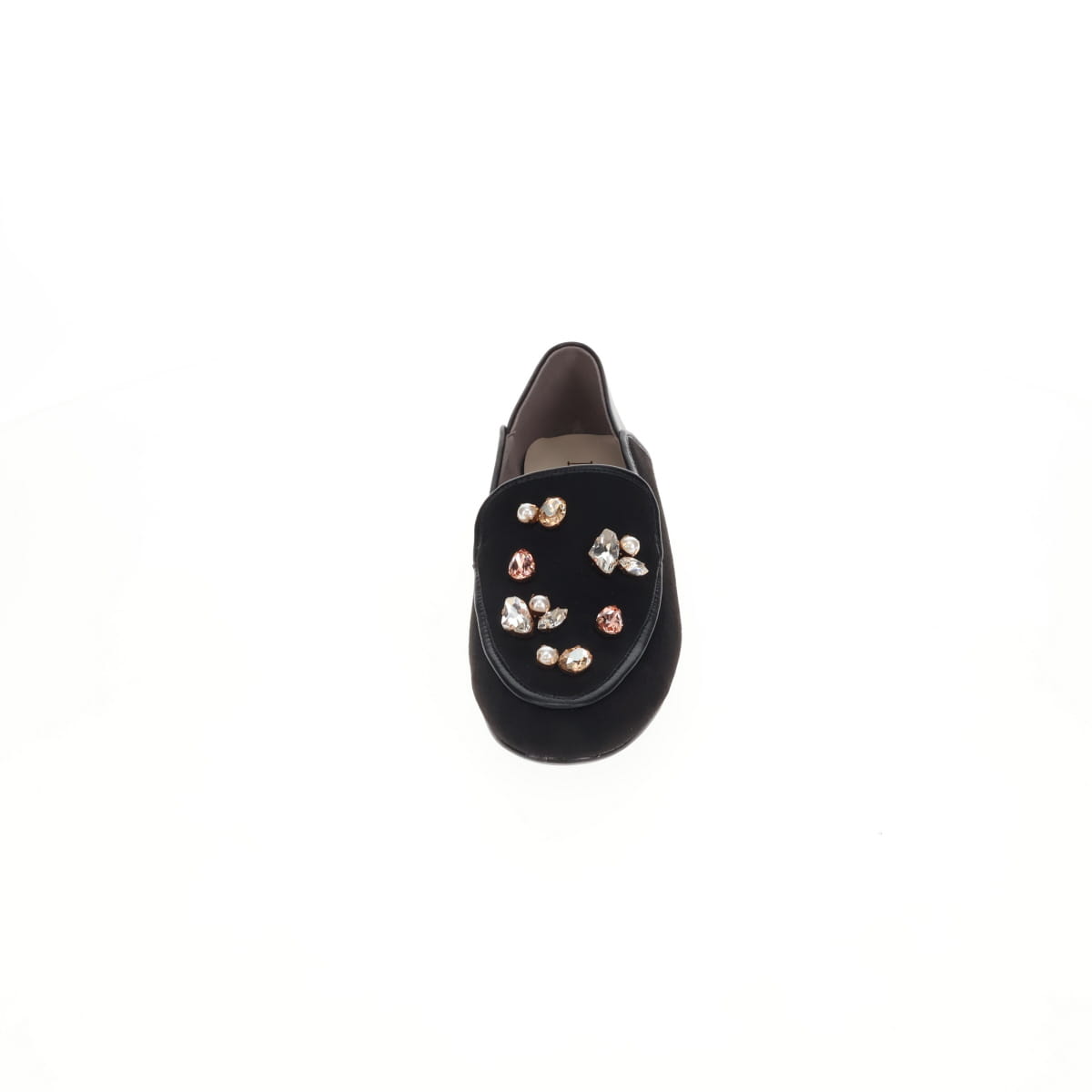 《予約／9月中旬入荷予定》【26AW】ビジューモチーフバブーシュローファー/564305