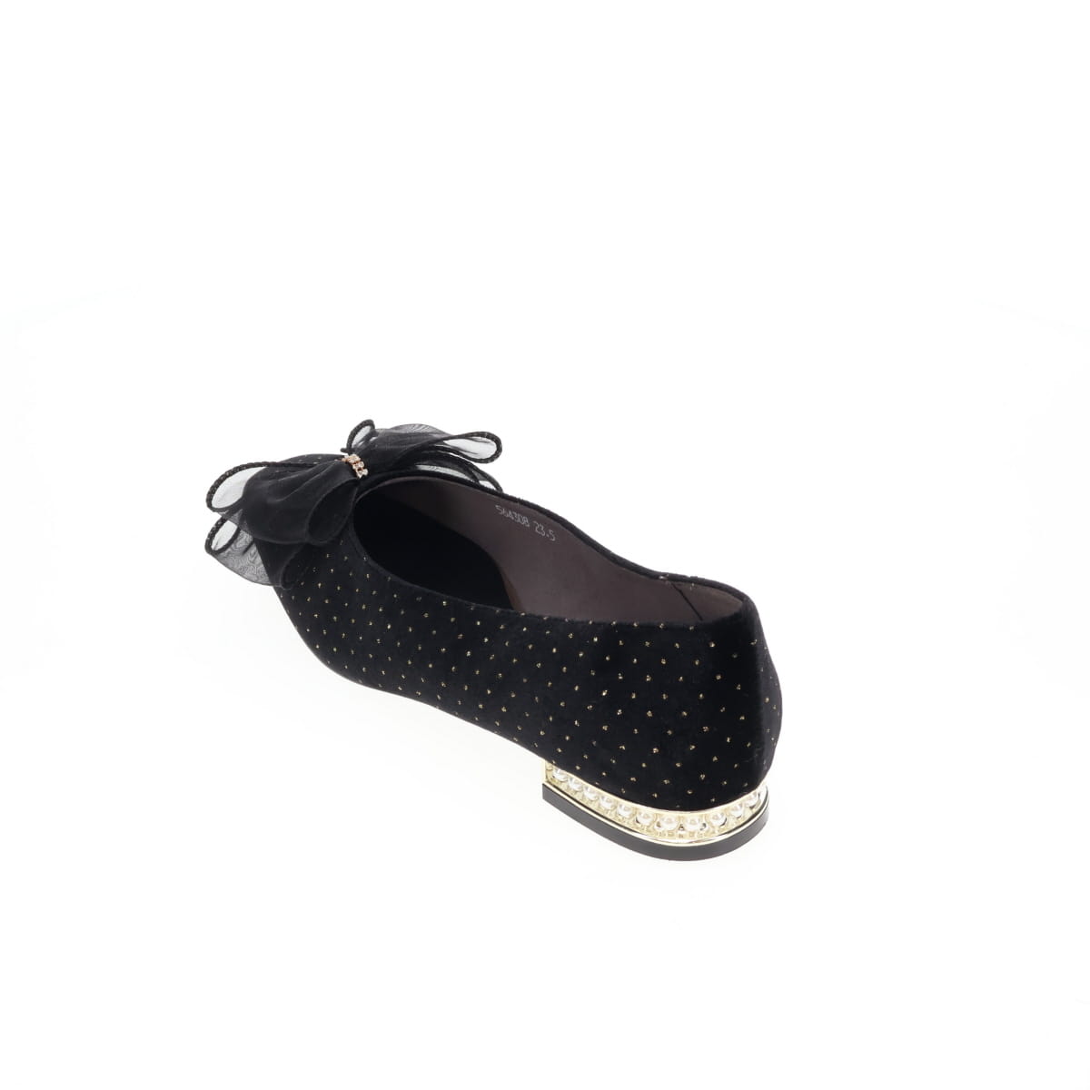 《予約／9月下旬入荷予定》【26AW】チュールリボンフラットパンプス/564308
