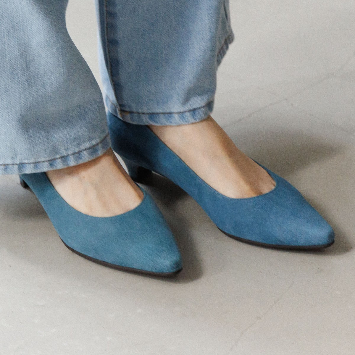 25AW新色/快適ウォークパンプス】ソフトポインテッドトゥパンプス/605004