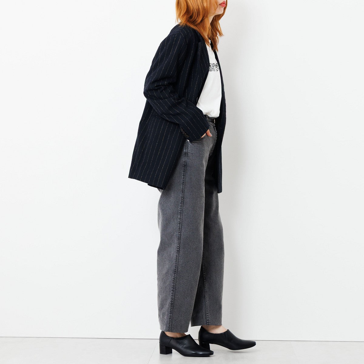 25AW新色】ペイズリー型押しヒールソフトバブーシュ/621312