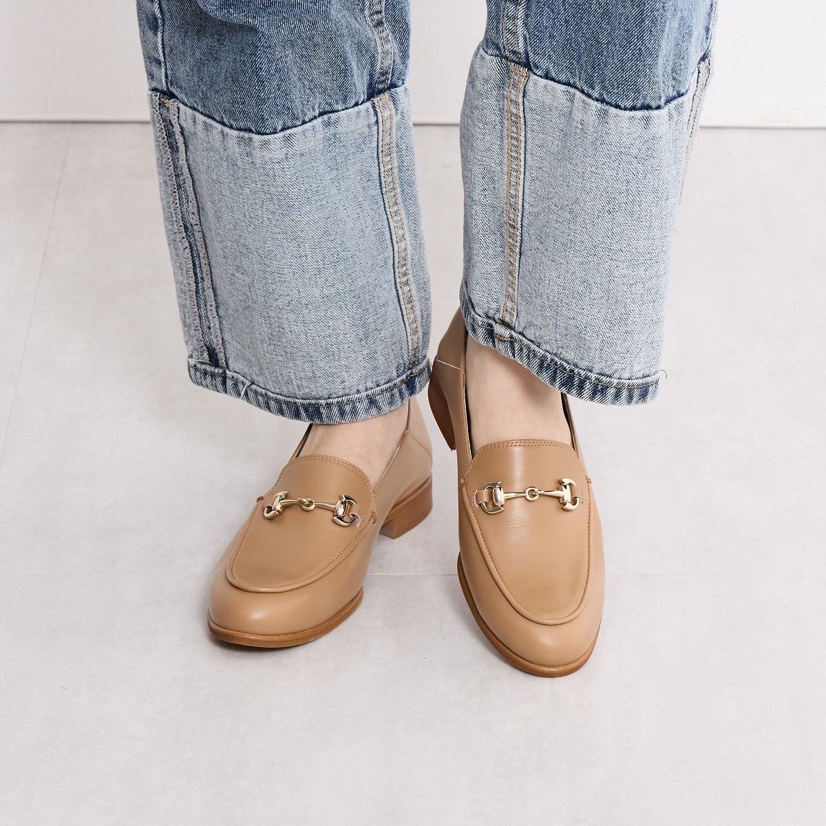 【SALE】バブーシュビットローファー/631104