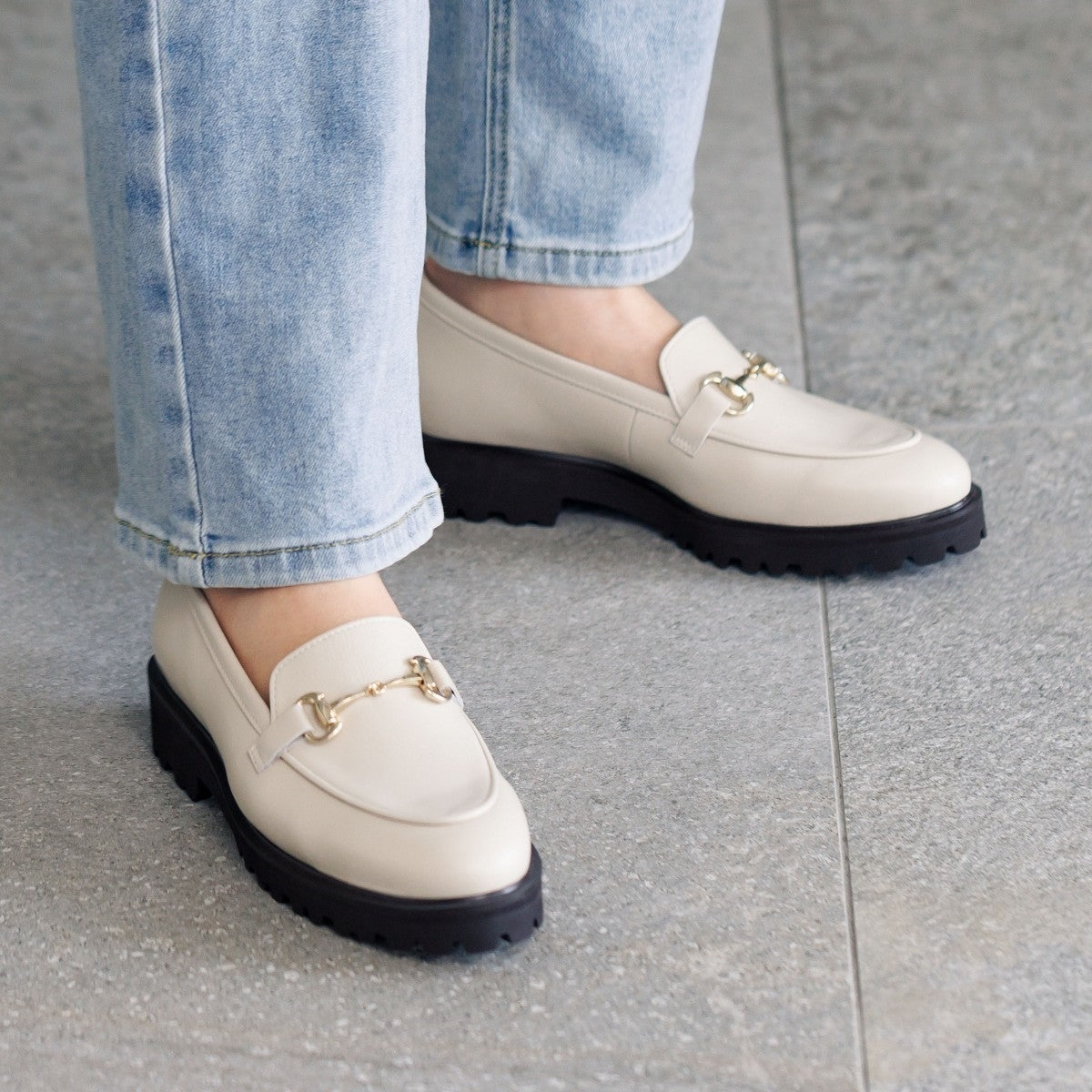 【SALE】トラックソールビットローファー/631306