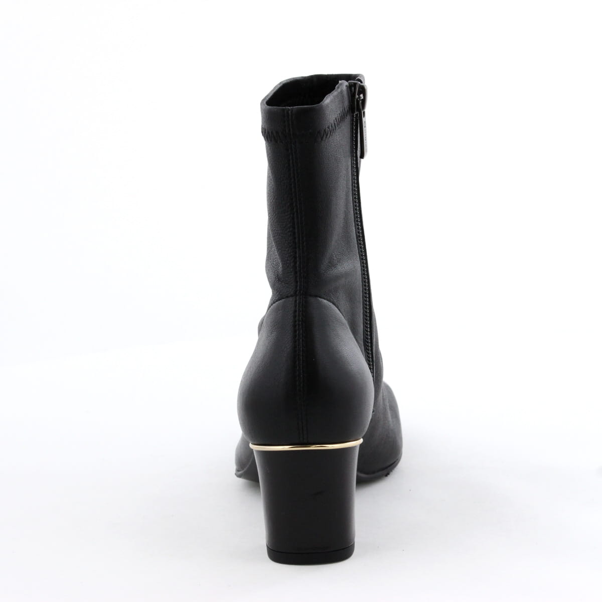 【SALE】5.5㎝ヒールシープレザーストレッチブーツ/631404