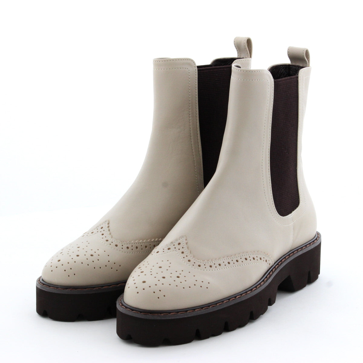 【SALE】メダリオンサイドゴアトラックソールブーツ/631406