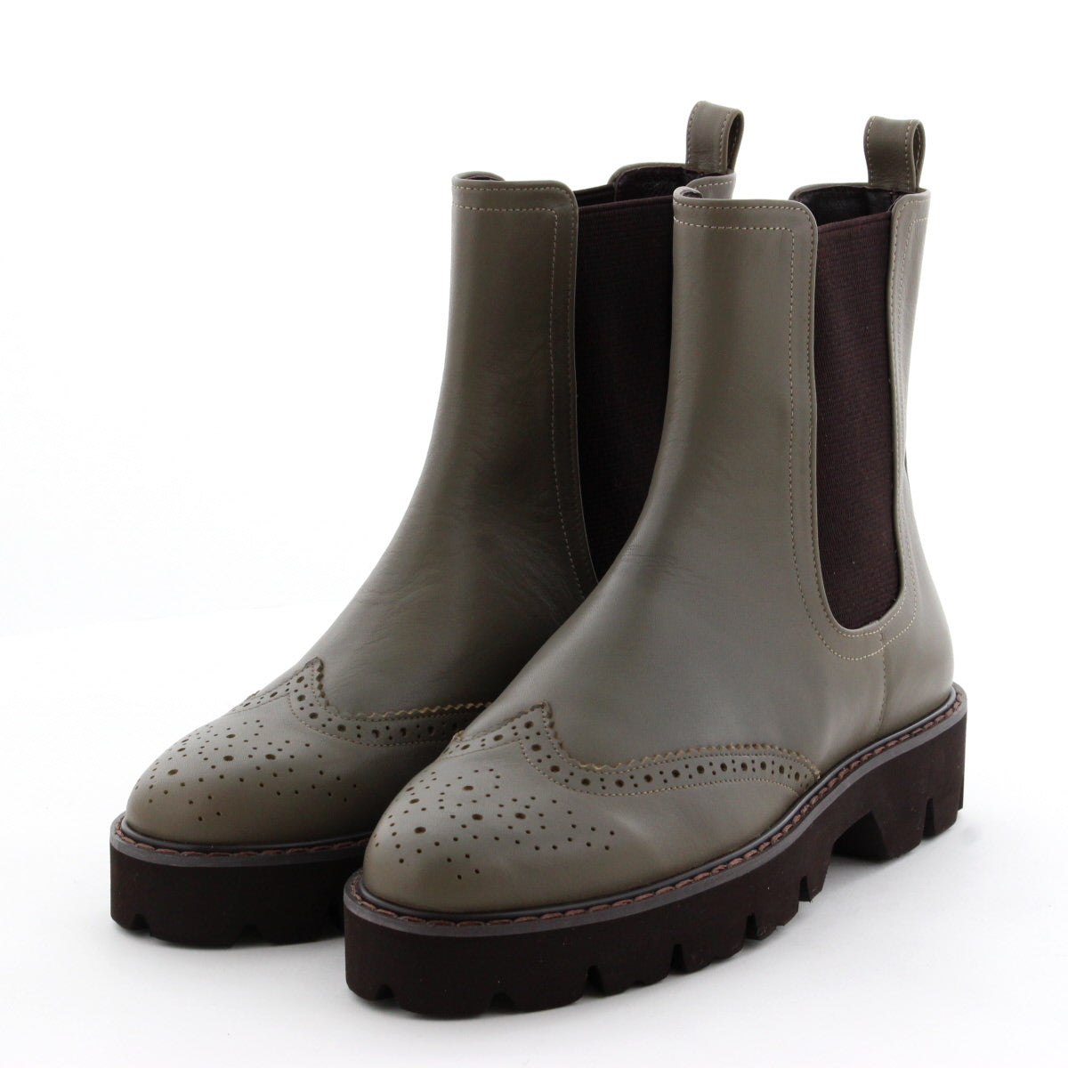 SALE】メダリオンサイドゴアトラックソールブーツ/631406