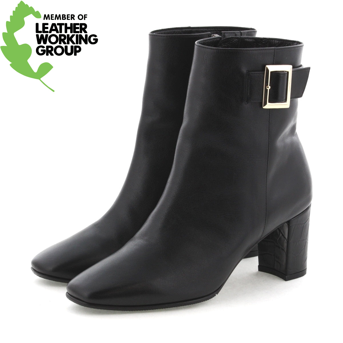 【SALE】ベルトバックルヒールブーツ/631410