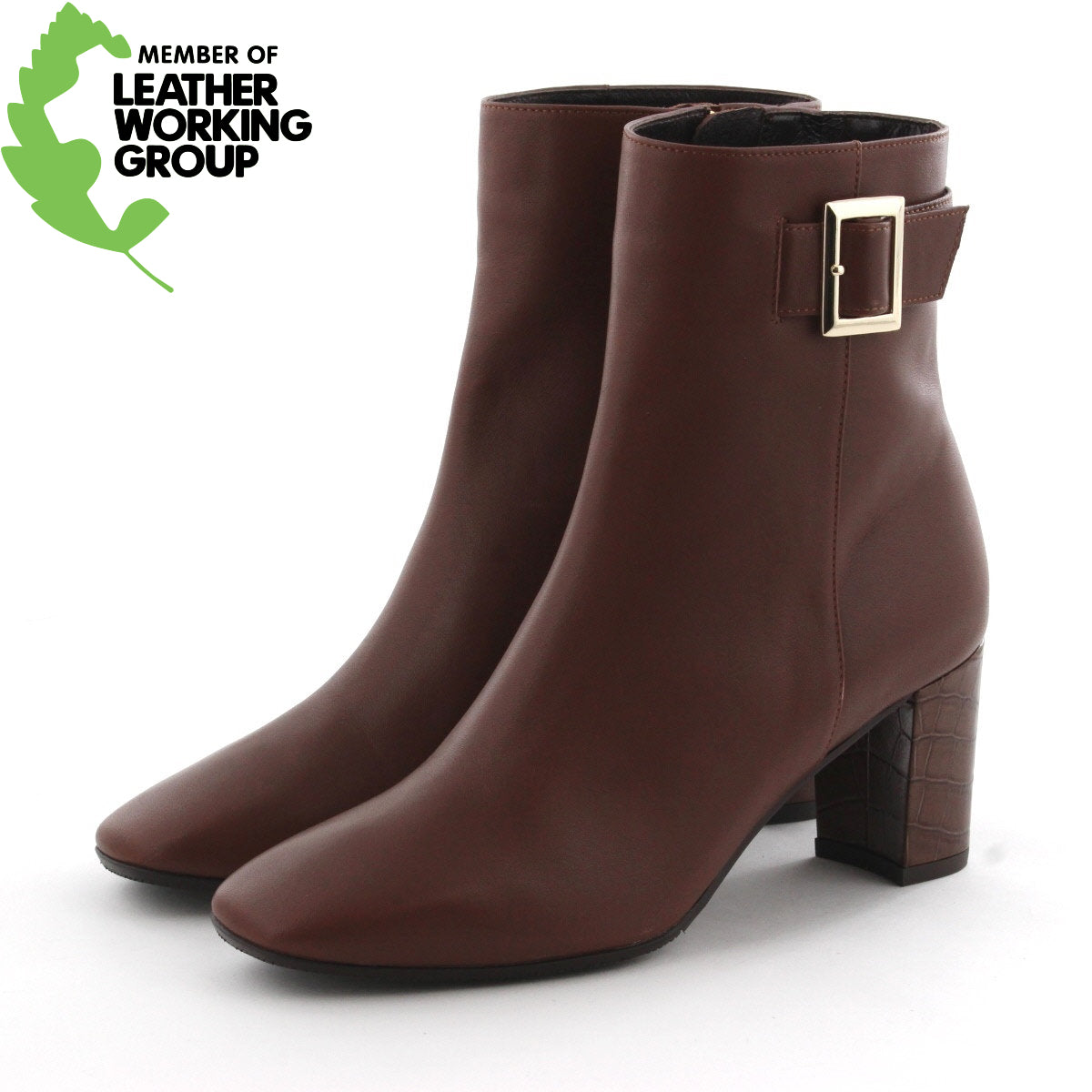 【SALE】ベルトバックルヒールブーツ/631410