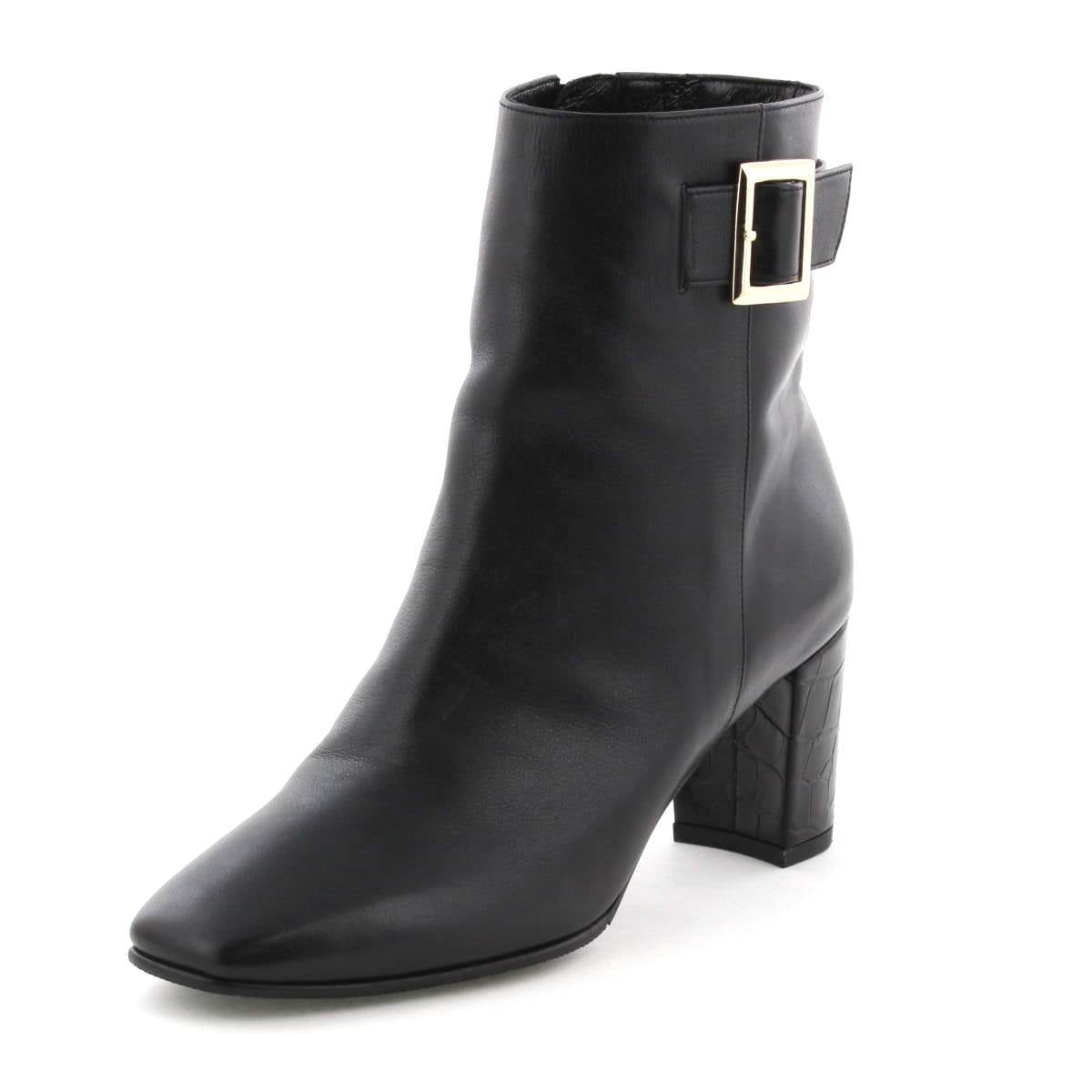 【SALE】ベルトバックルヒールブーツ/631410