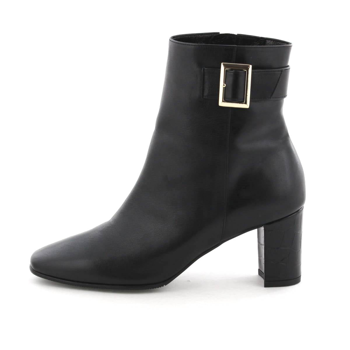 【SALE】ベルトバックルヒールブーツ/631410