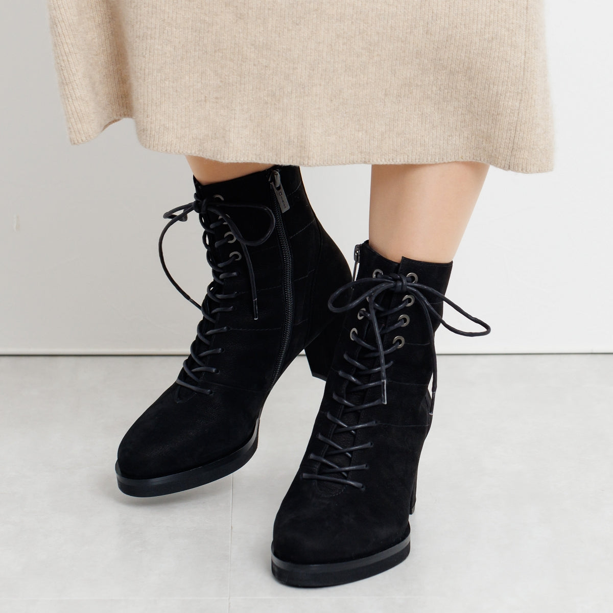 【SALE】プラットフォームレースアップブーツ/631415