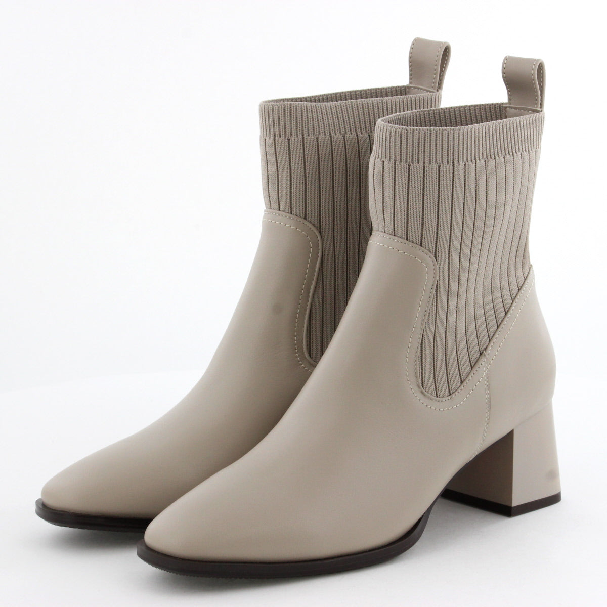 【SALE】リブニットブーツ/631419