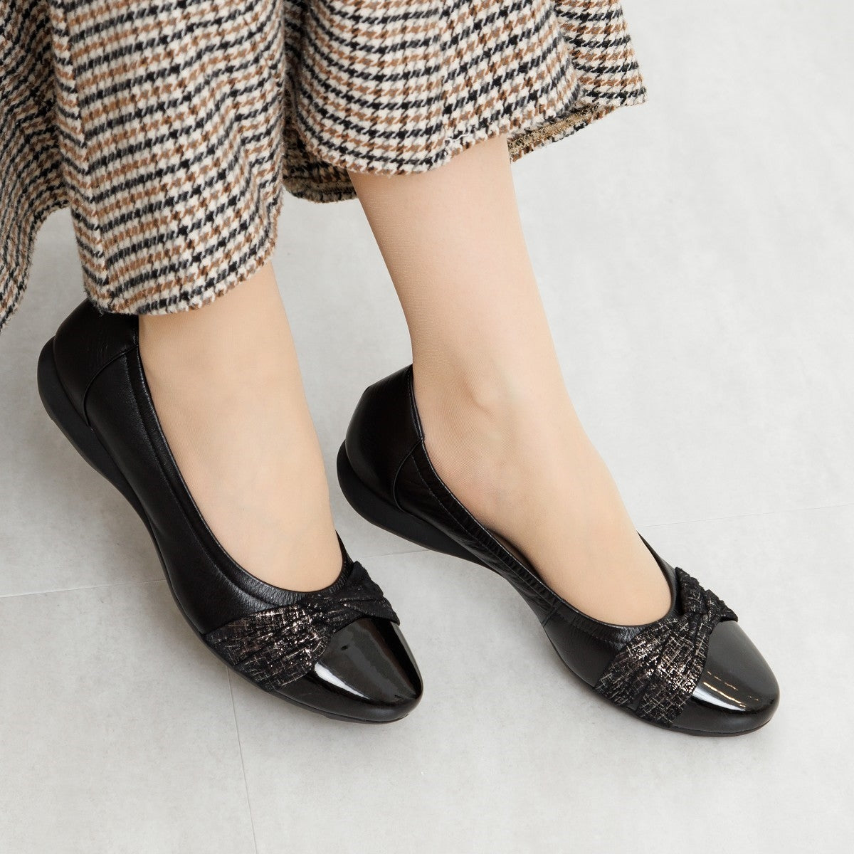 【SALE】クロスリボンスニーカーパンプス/633308