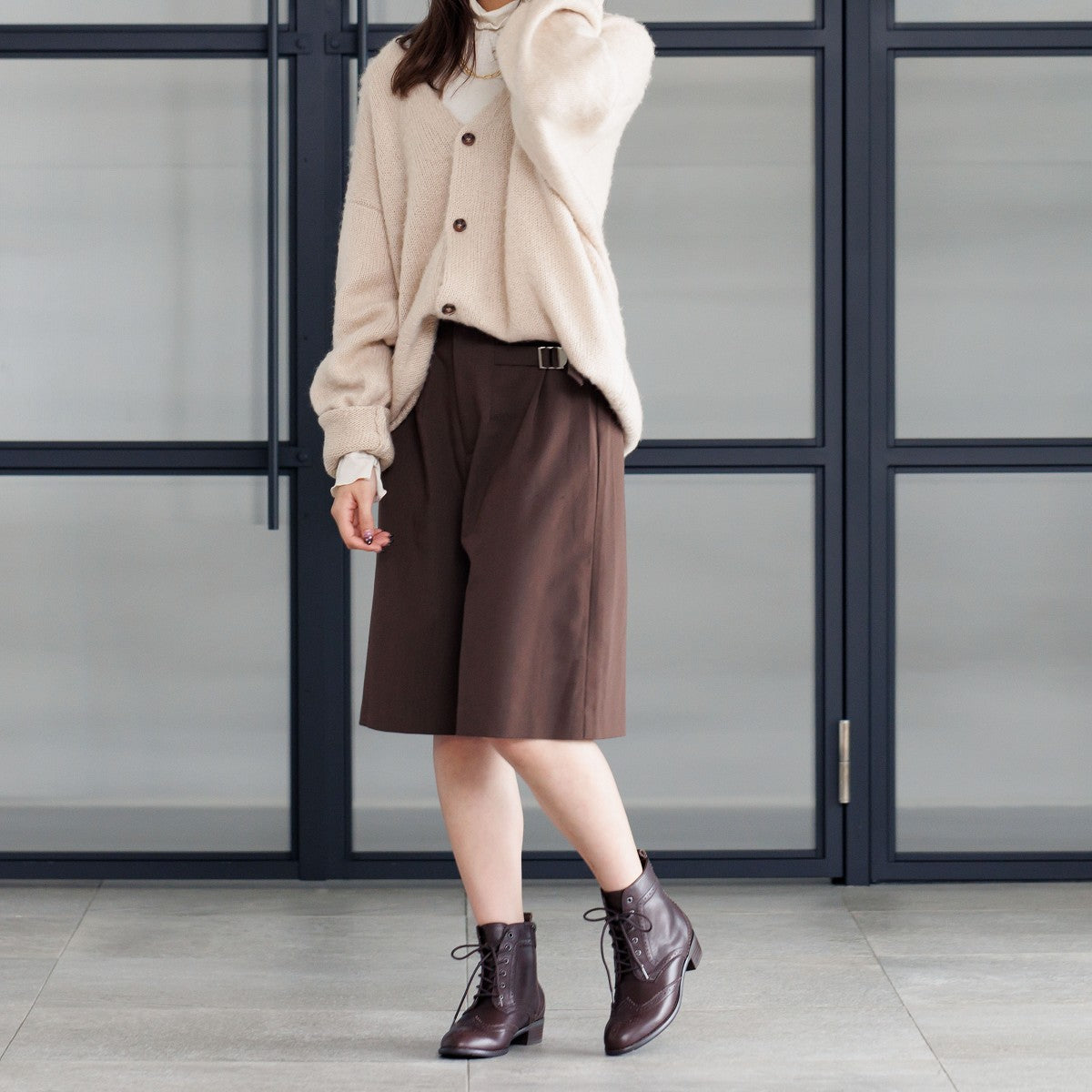 【SALE】レースアップブーツ/633402