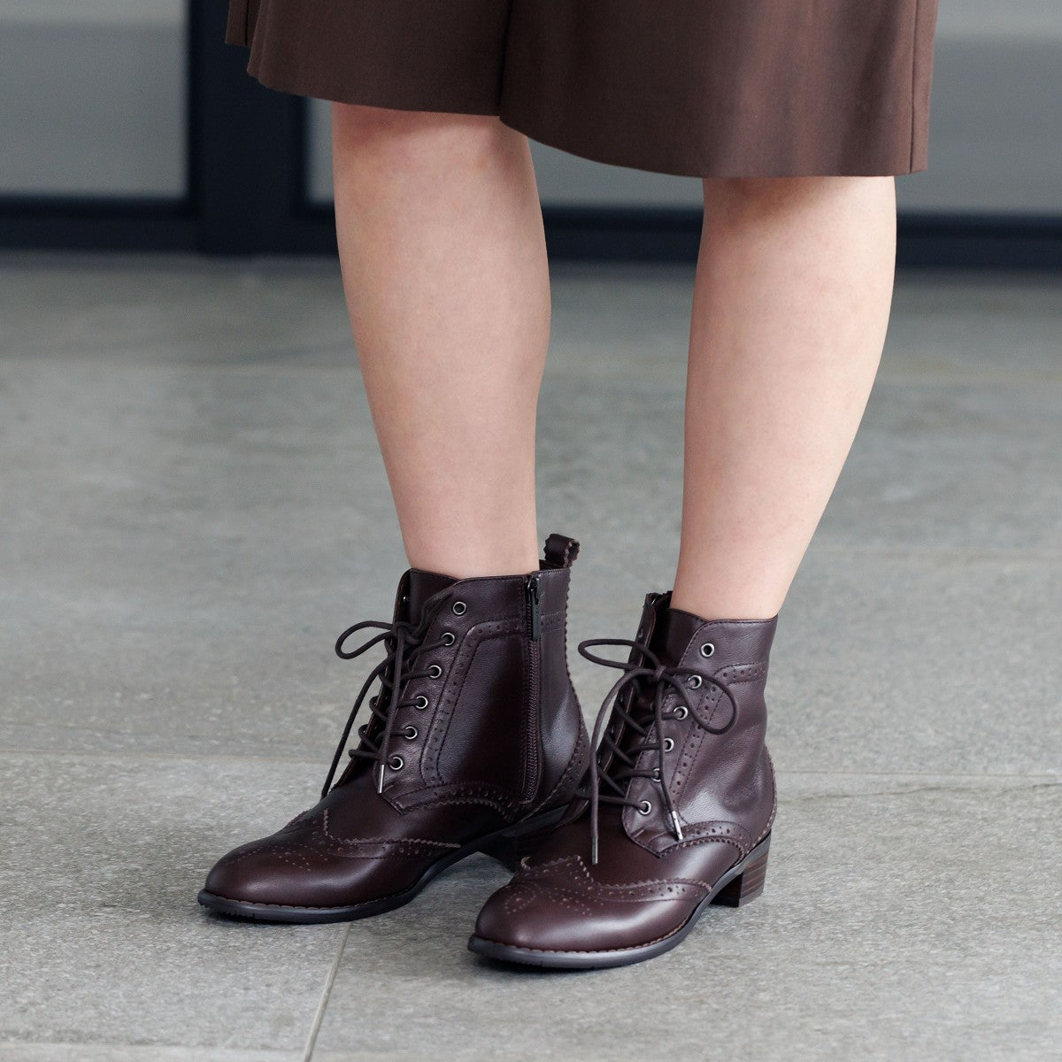 【SALE】レースアップブーツ/633402