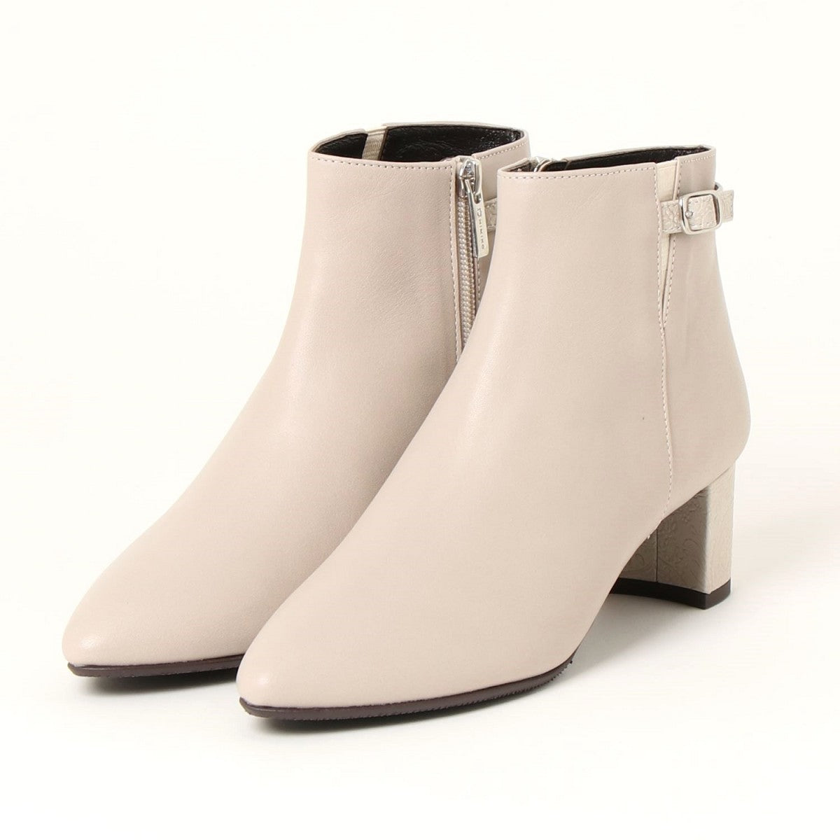 【SALE】５cmヒールベルトデザインブーツ/633404