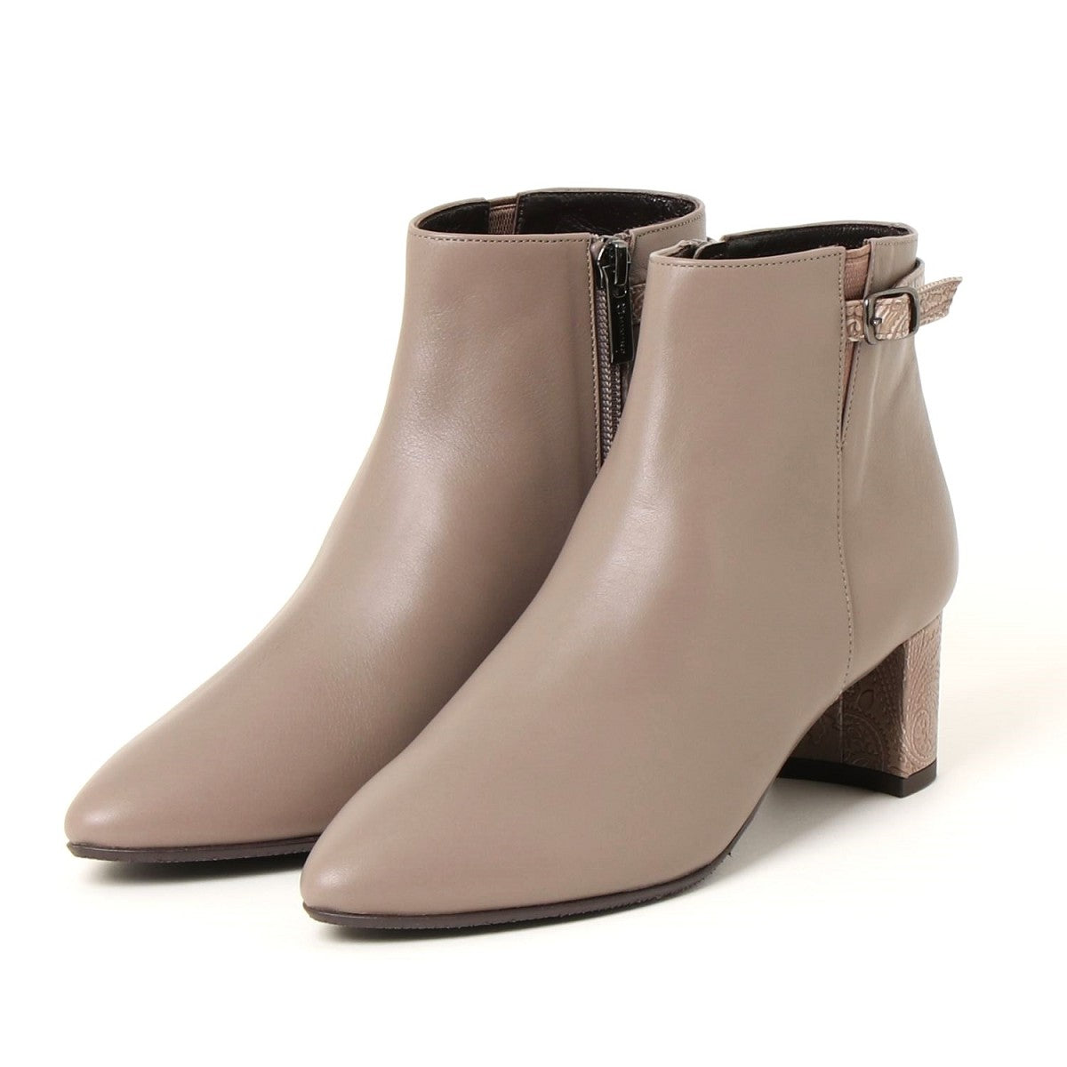 【SALE】５cmヒールベルトデザインブーツ/633404