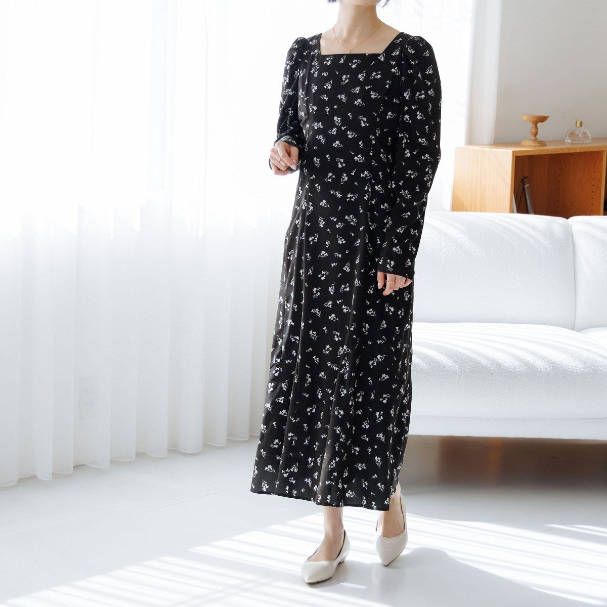 【再入荷／WEB限定デザイン】ローヒールパンプス/640001