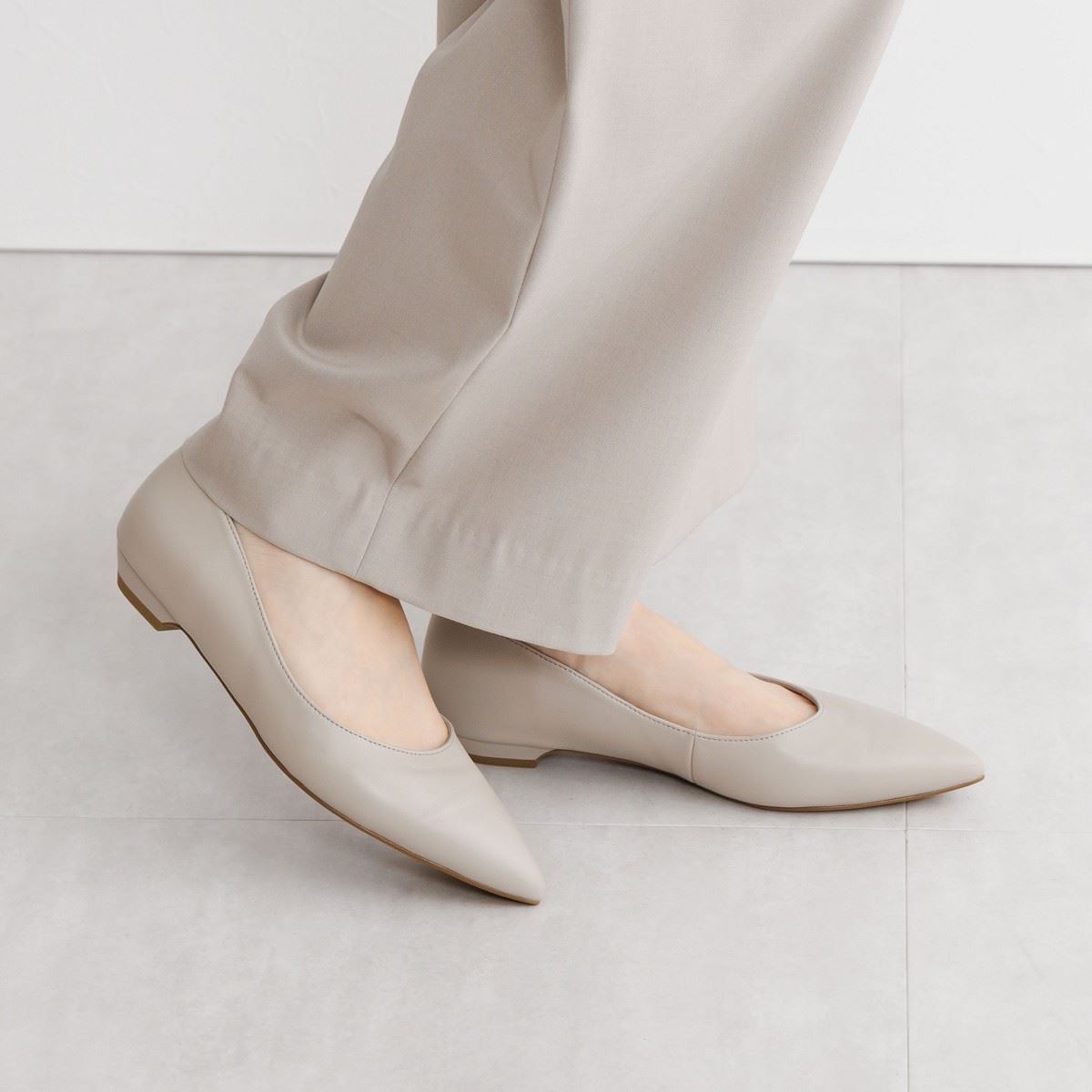 【再入荷／WEB限定デザイン】ローヒールパンプス/640001
