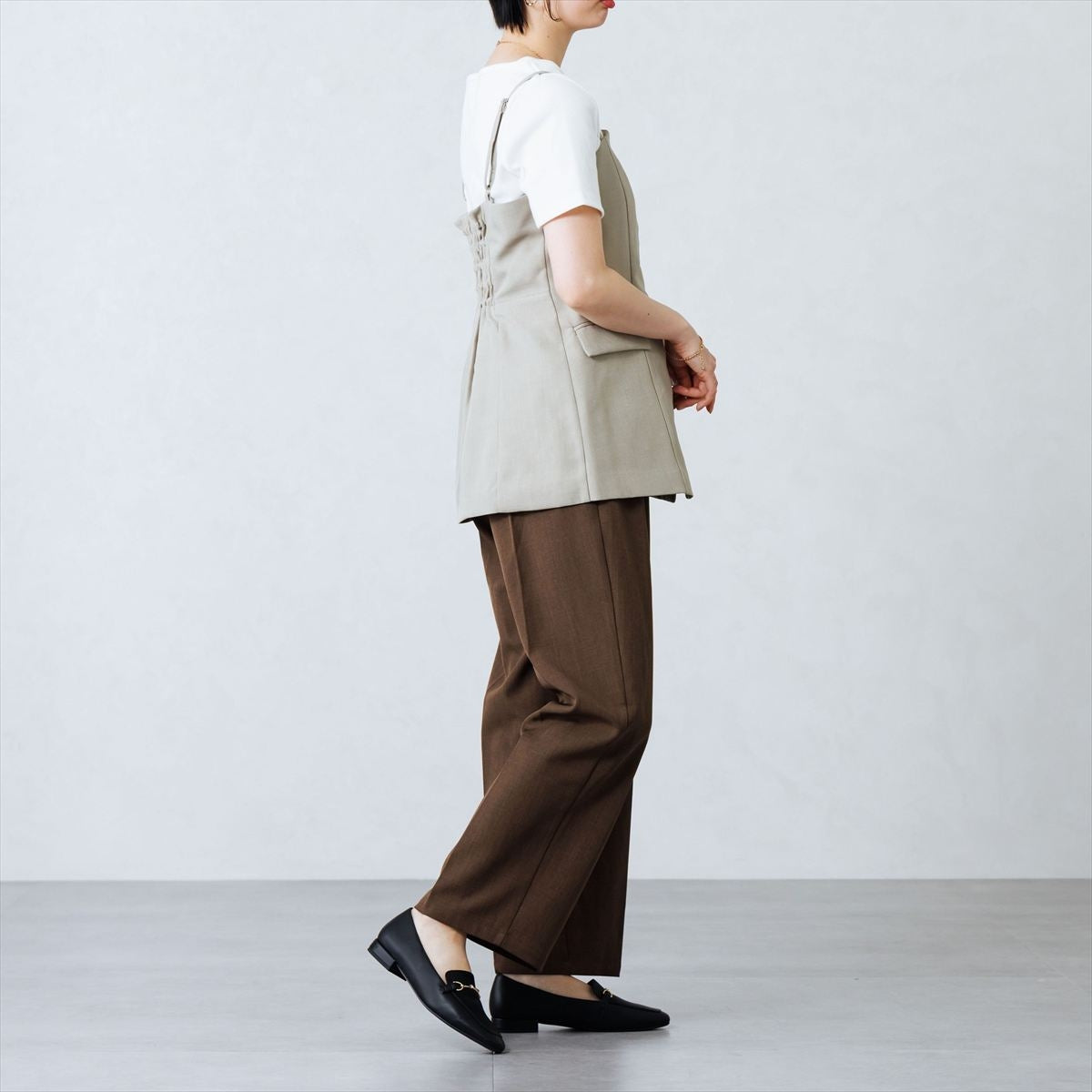 WEB限定デザイン／再入荷】ビットモチーフローファー/640003