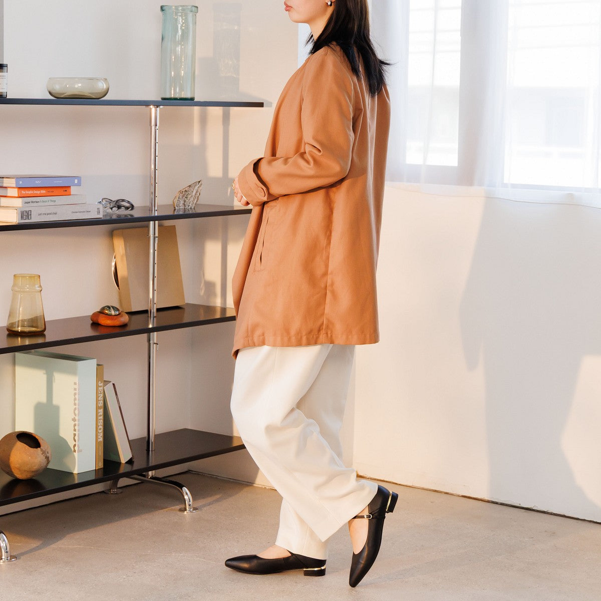 WEB限定デザイン】フラットメリージェーンパンプス/640005