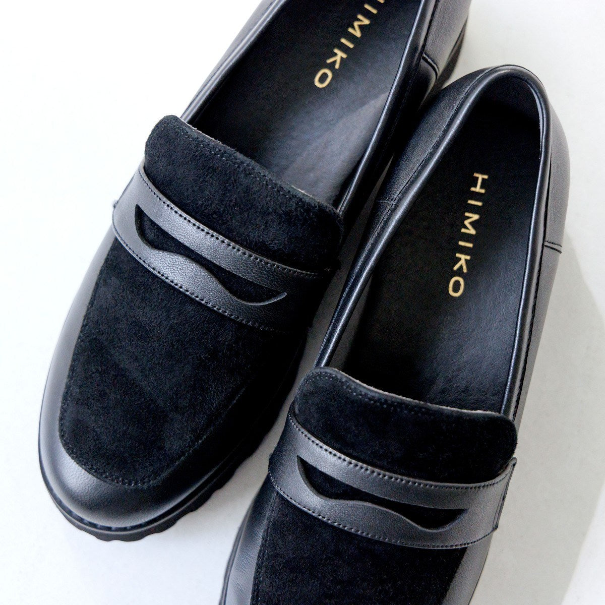 【WEB限定デザイン】トラックソールコインローファー/640007