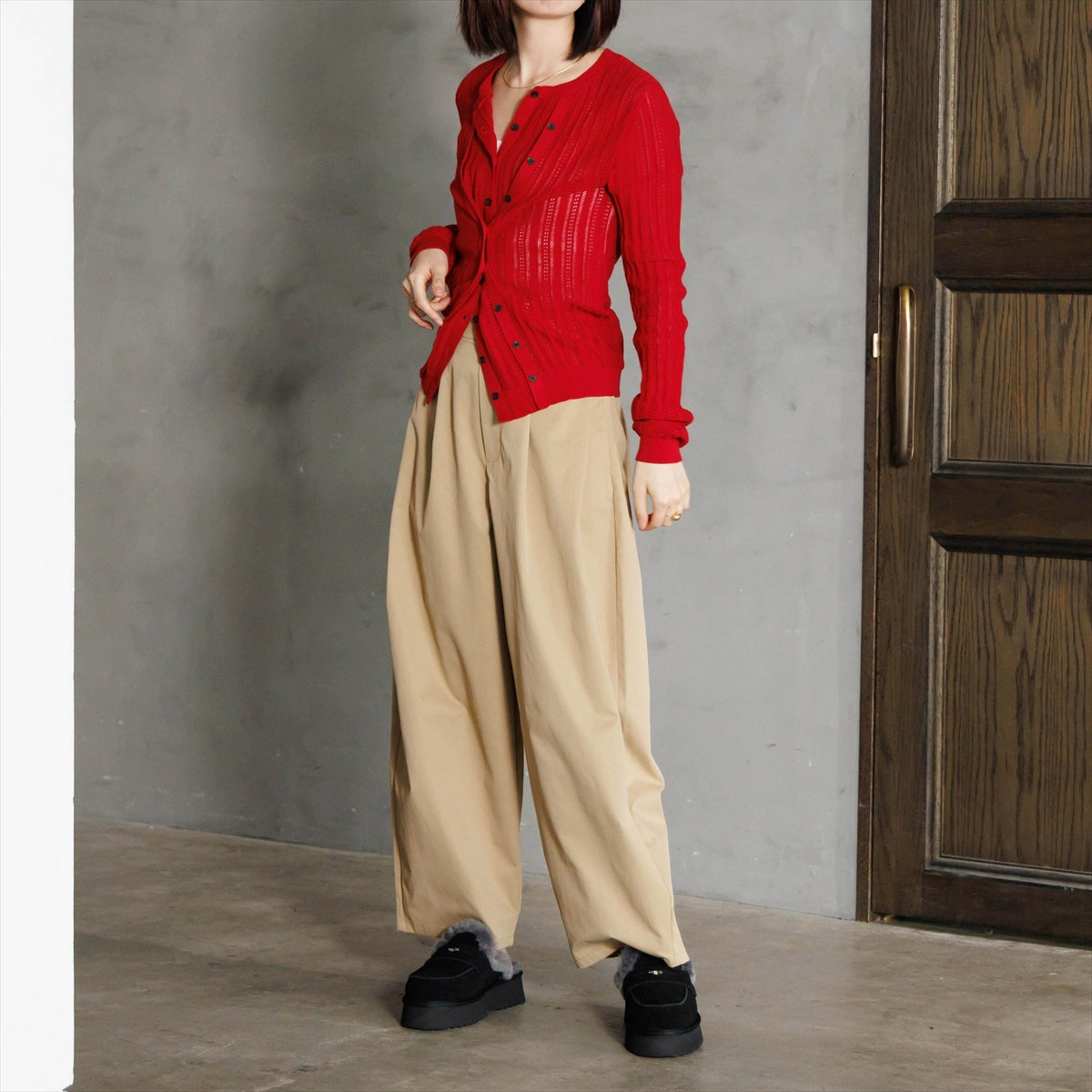 予約／10月下旬入荷予定》【26AW／WEB限定デザイン】ファーデザイン