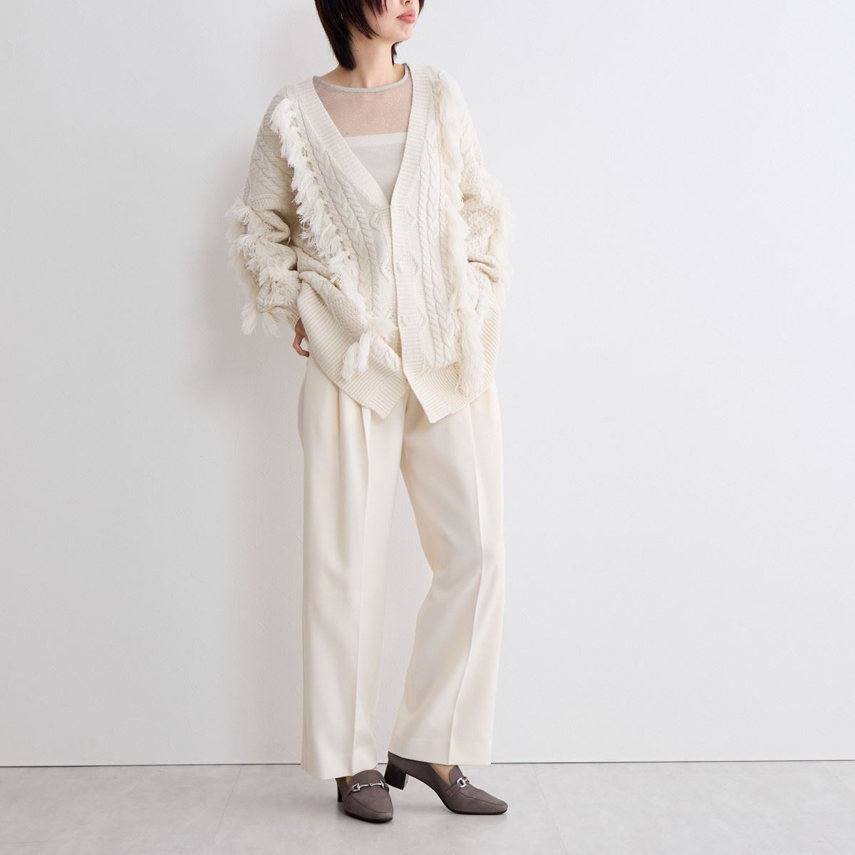 【SALE】ヒールバブーシュビットローファー/641101