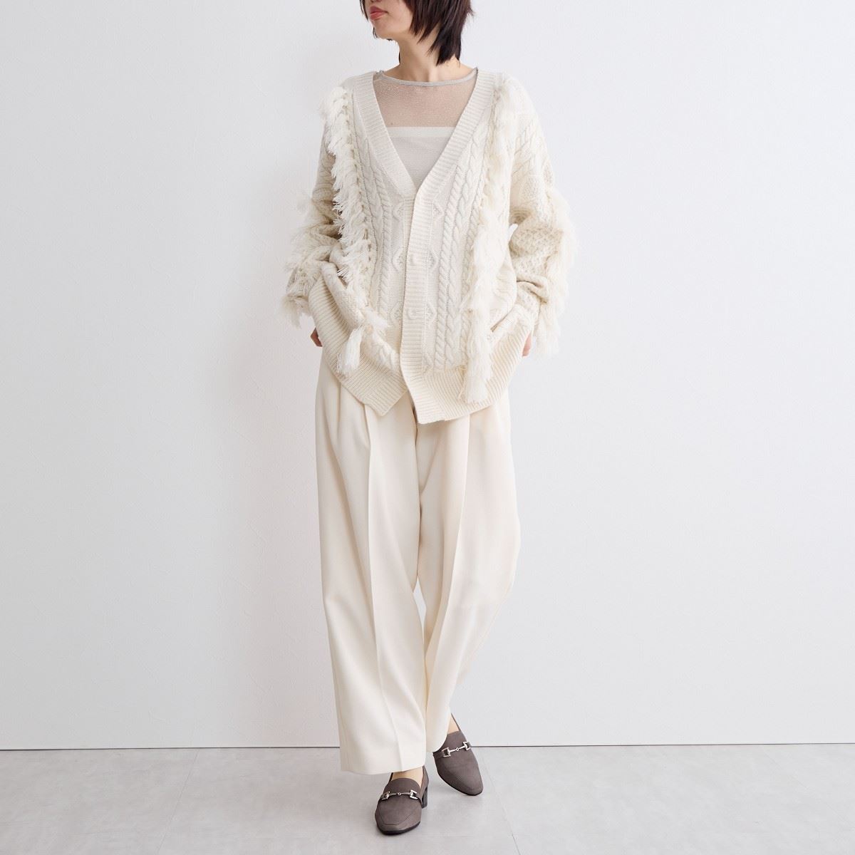 【SALE】ヒールバブーシュビットローファー/641101