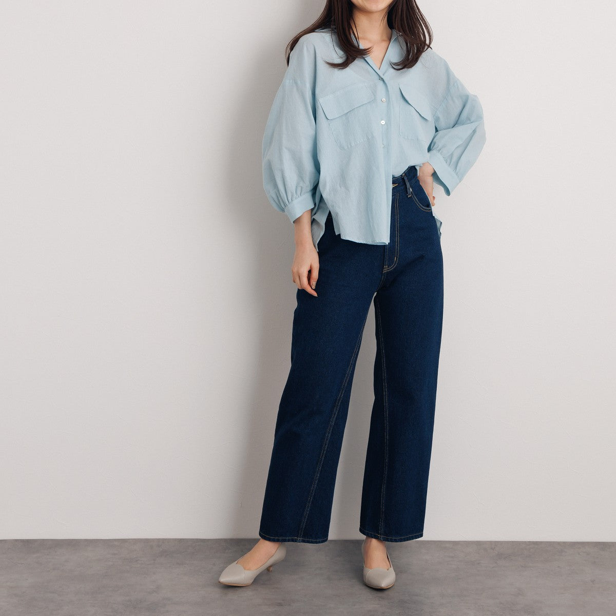 【SALE】フラワーカットパンプス/641103