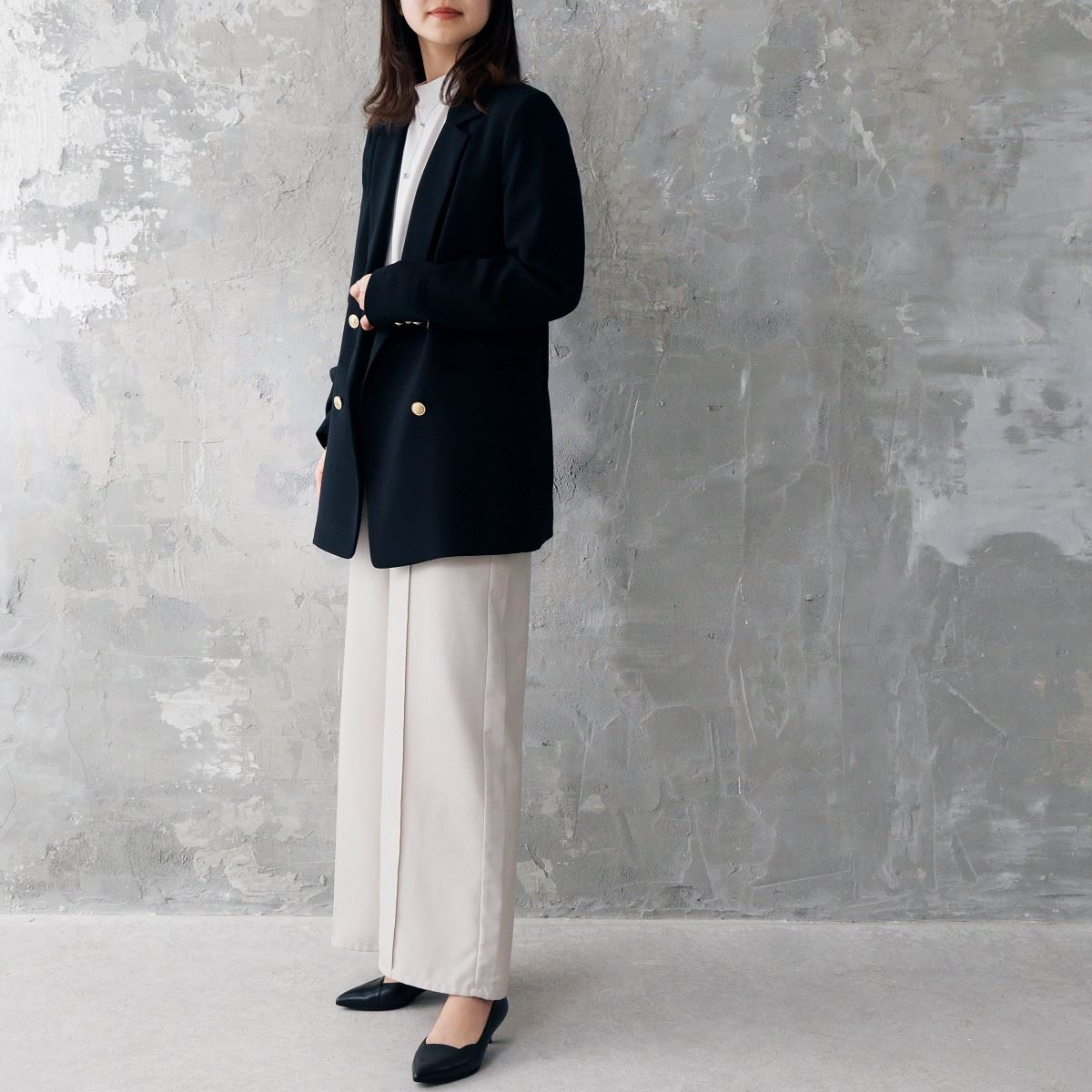 【SALE】フラワーカットパンプス/641103