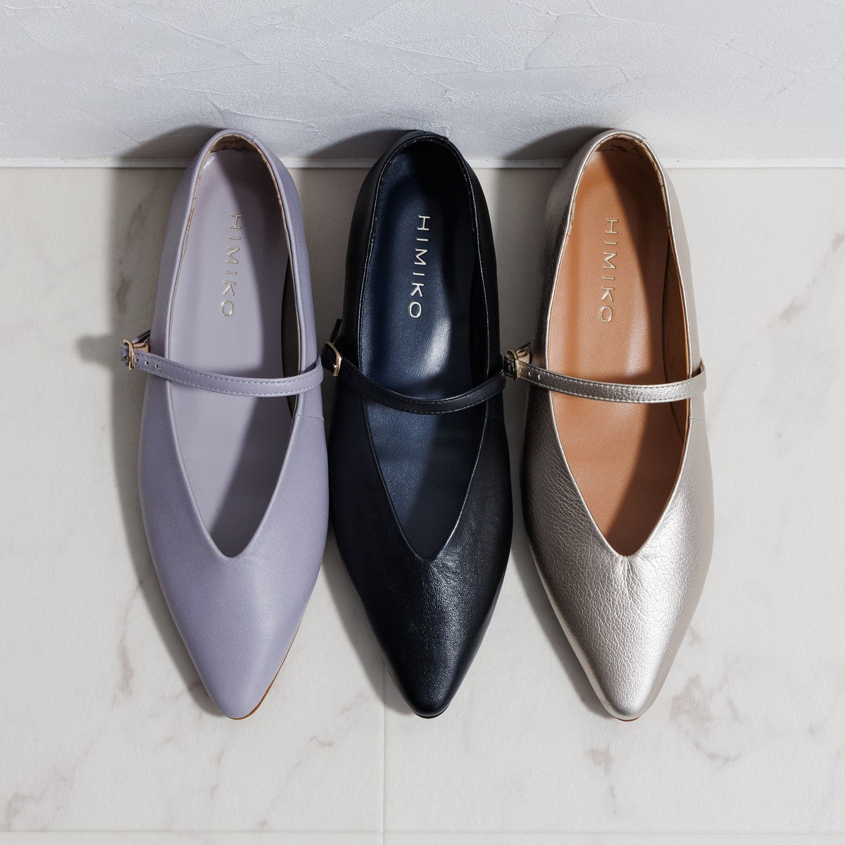 【26SS新色追加】メリージェーンフラットパンプス/641307