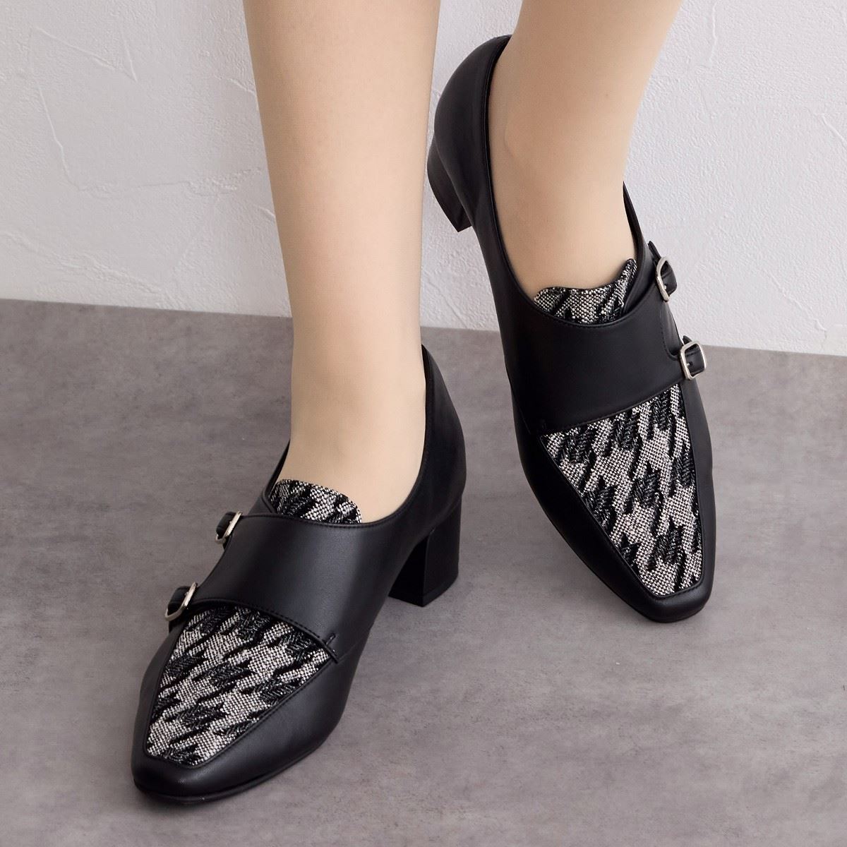 SALE】ダブルモンクストラップシューズ/641323